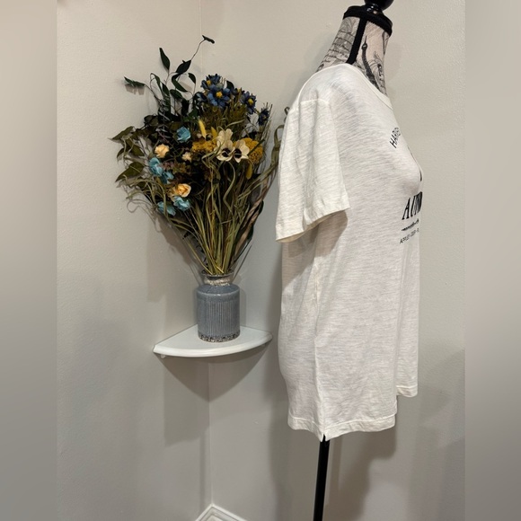 LOFT Cotton Cream Harvest Festival Tee size Medium - Picture 2 of 8